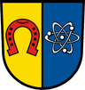 Coat of arms of Eggenstein-Leopoldshafen