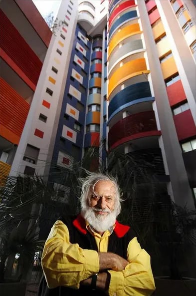 Porträt von Yaacov Agam (1928–2026) – Gedenkseite
