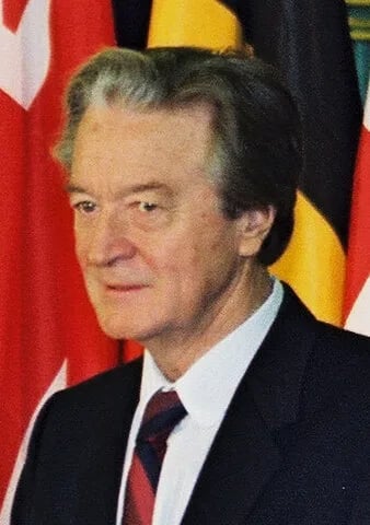 Porträt von Roland Dumas (1922–2024) – Gedenkseite