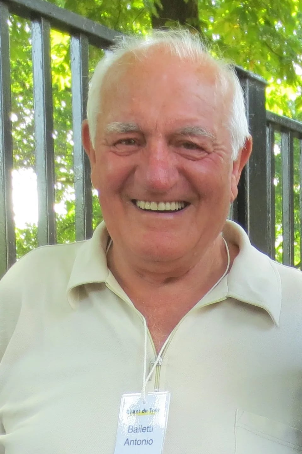 Portrait of Antonio Bailetti (1937–2025) – memorial page