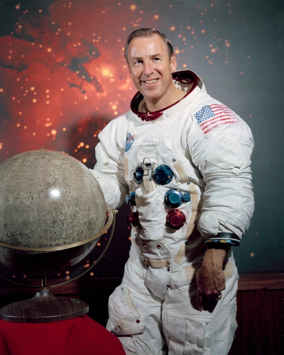 Portrait of Jim Lovell (1928–2025) – memorial page