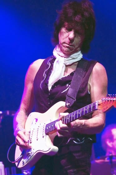 Porträt von Jeff Beck (1944–2023) – Gedenkseite