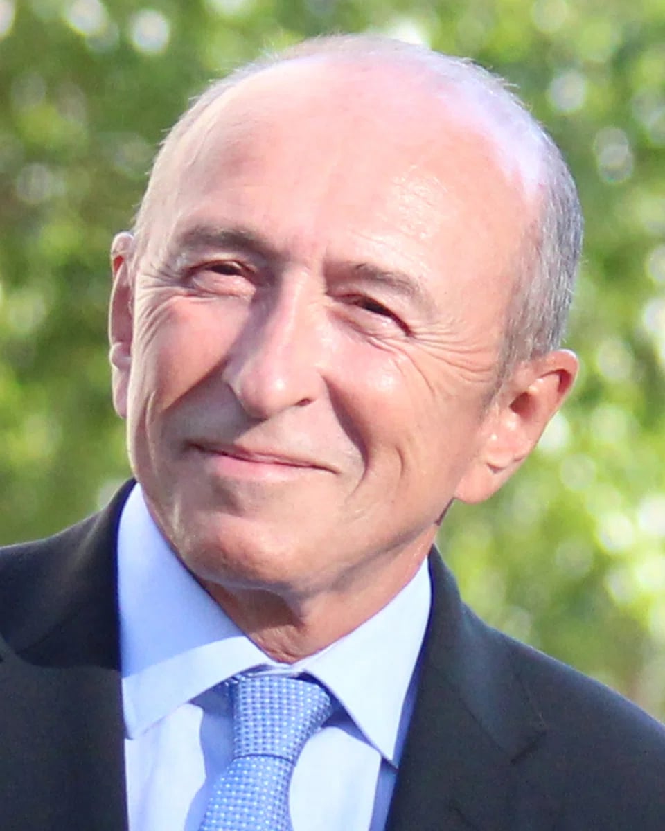 Portrait of Gérard Collomb (1947–2023) – memorial page