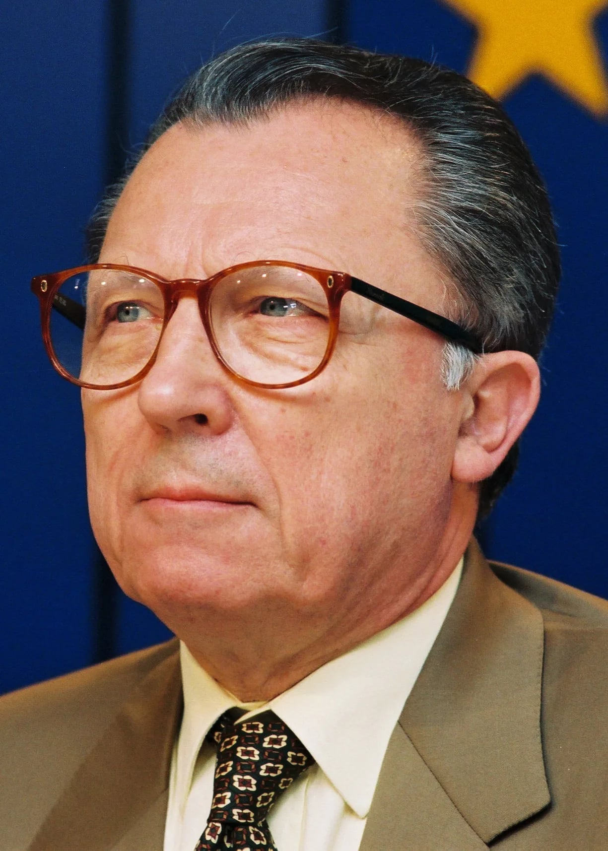 Porträt von Jacques Delors (1925–2023) – Gedenkseite