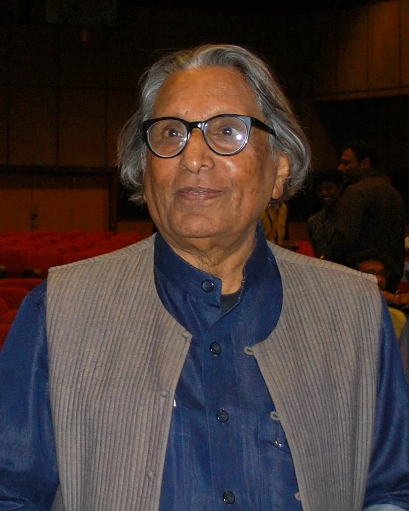 Porträt von Balkrishna Vithaldas Doshi (1927–2023) – Gedenkseite