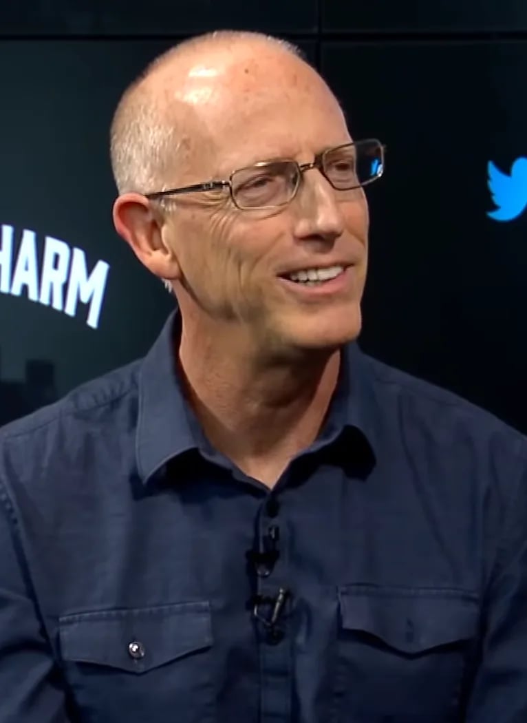 Portrait of Scott Adams (1957–2026) – memorial page