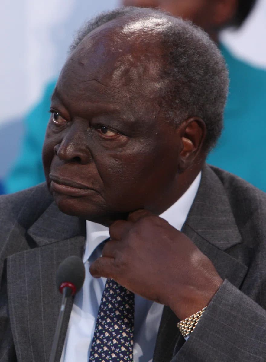 Mwai Kibaki (née Emilio Stanley Mwai Kibaki)