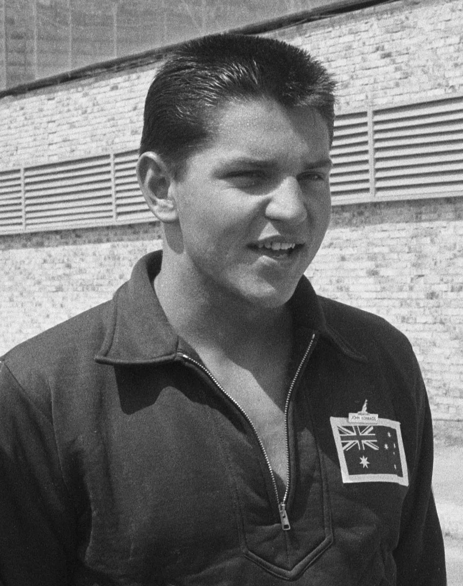 Portrait of John Konrads (1942–2021) – memorial page