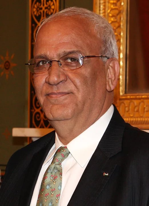 Porträt von Saeb Erekat (1955–2020) – Gedenkseite
