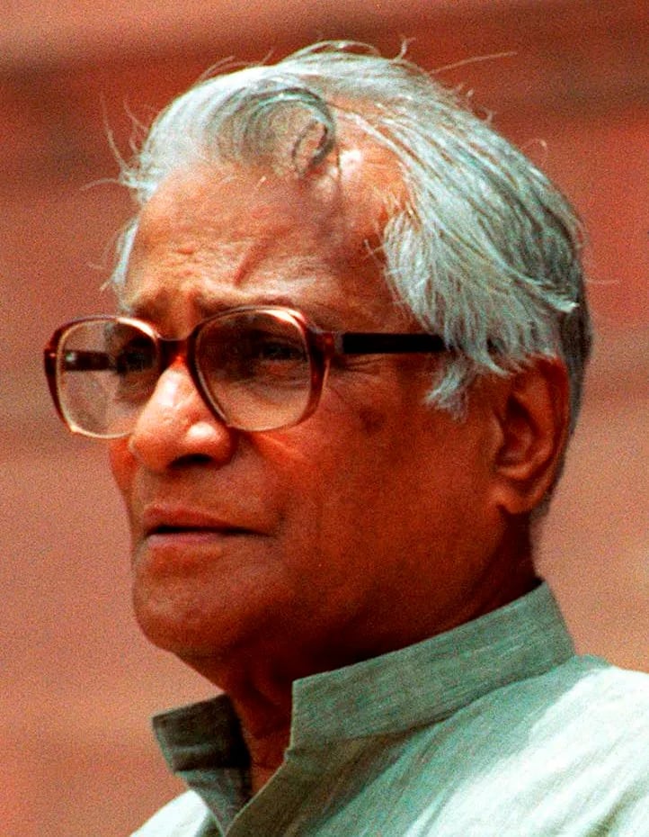 Porträt von George Fernandes (1930–2019) – Gedenkseite