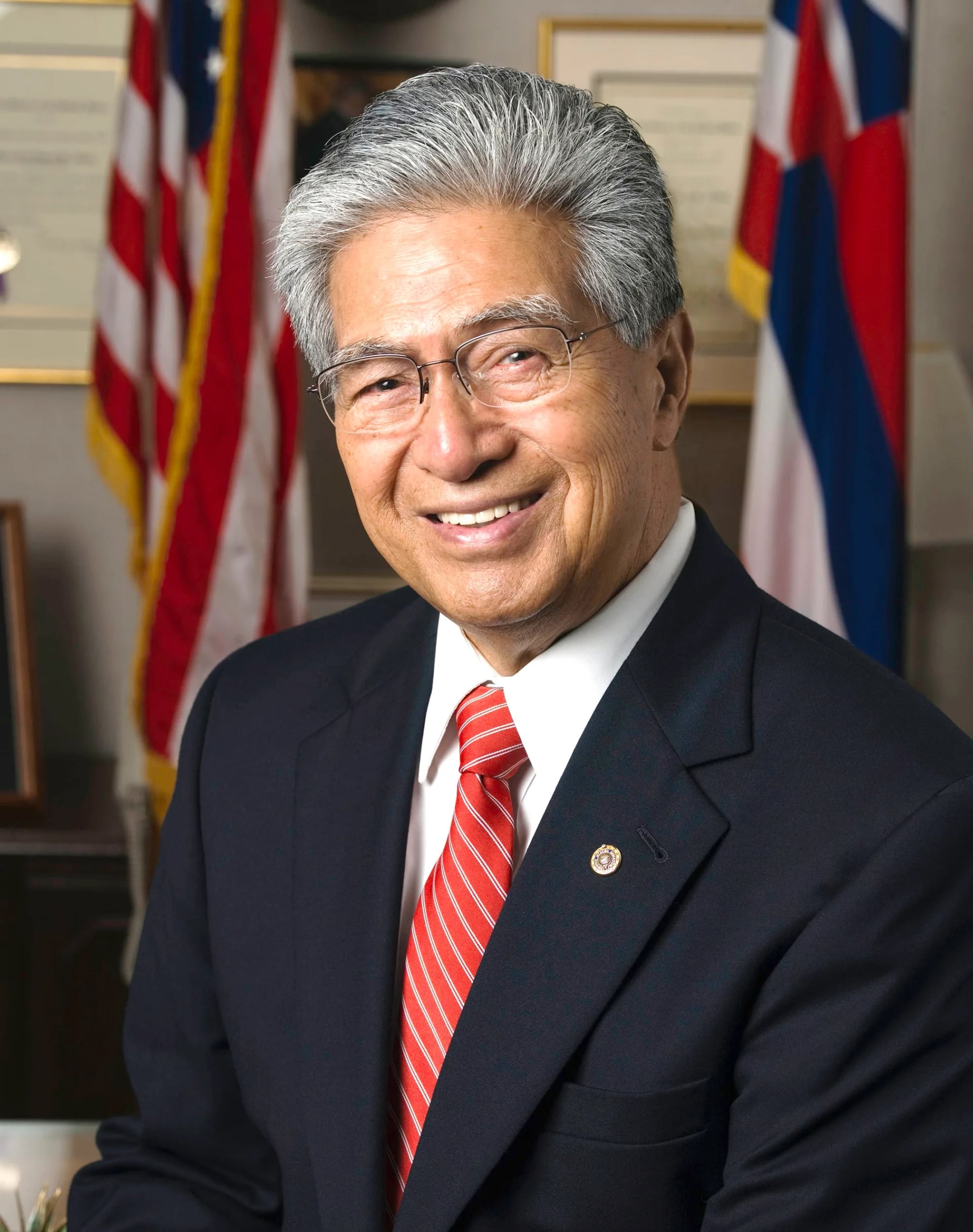 Portrait of Daniel Akaka (1924–2018) – memorial page