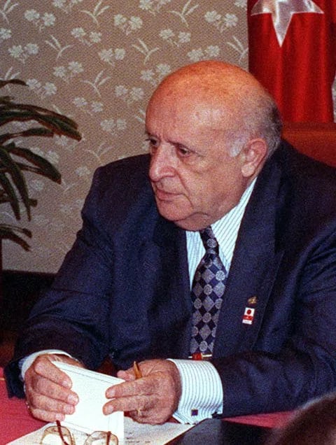Porträt von Süleyman Demirel (1924–2015) – Gedenkseite