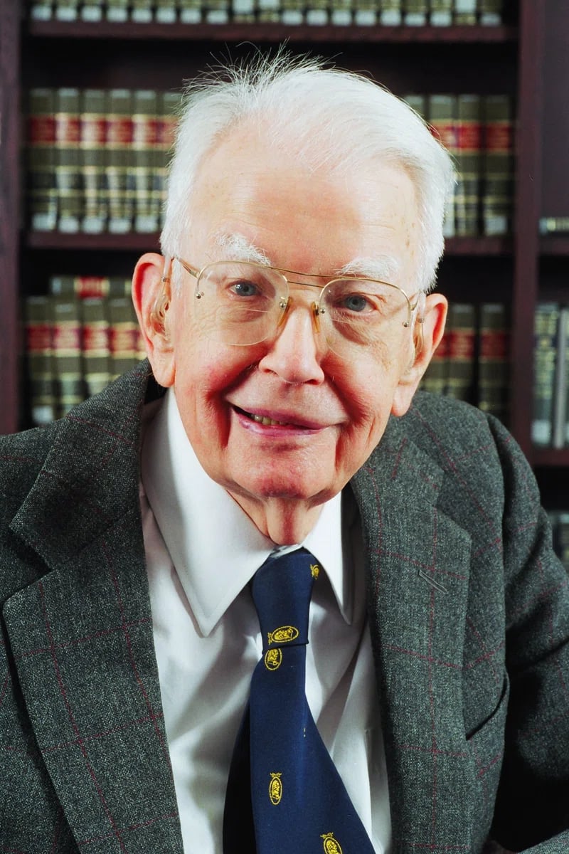 Porträt von Ronald Coase (1910–2013) – Gedenkseite