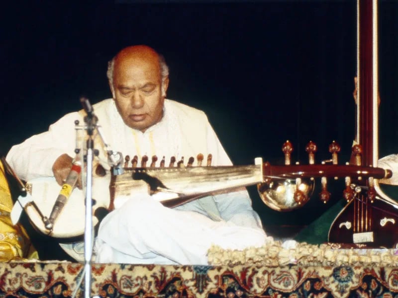 Portrait of Ali Akbar Khan (1922–2009) – memorial page