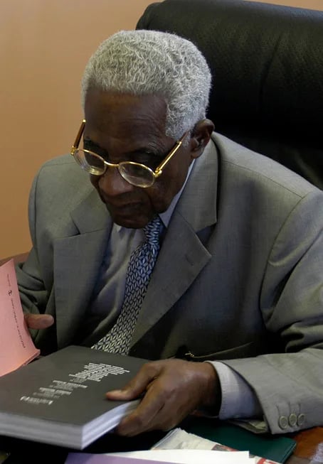 Portrait of Aimé Césaire (1913–2008) – memorial page