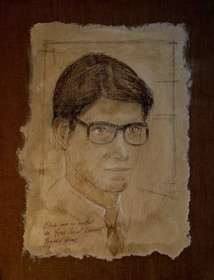 Porträt von Yves Saint Laurent (1936–2008) – Gedenkseite
