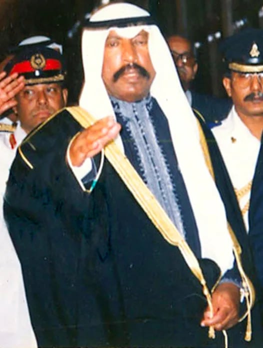 Porträt von Sa'ad al-Abdallah as-Salim as-Sabah (1930–2008) – Gedenkseite