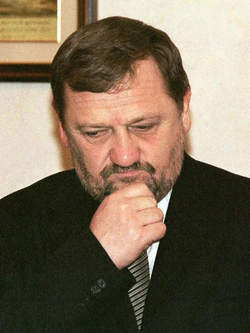 Porträt von Achmat Abdulchamidowitsch Kadyrow (1951–2004) – Gedenkseite