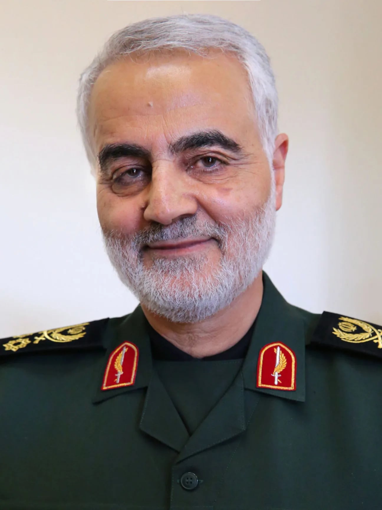 Porträt von Qasem Suleimani (1957–2020) – Gedenkseite
