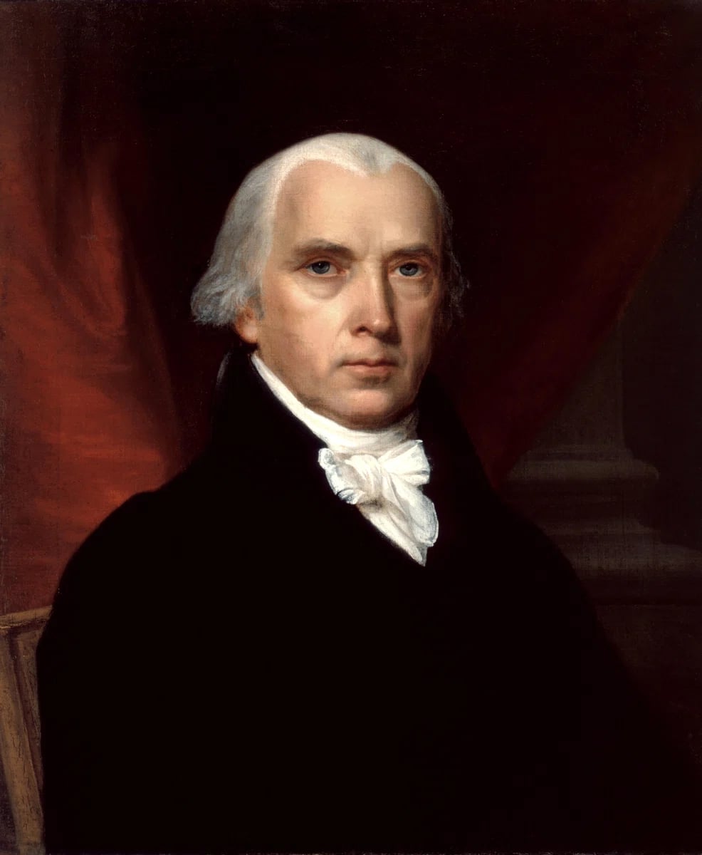 Porträt von James Madison (1751–1836) – Gedenkseite