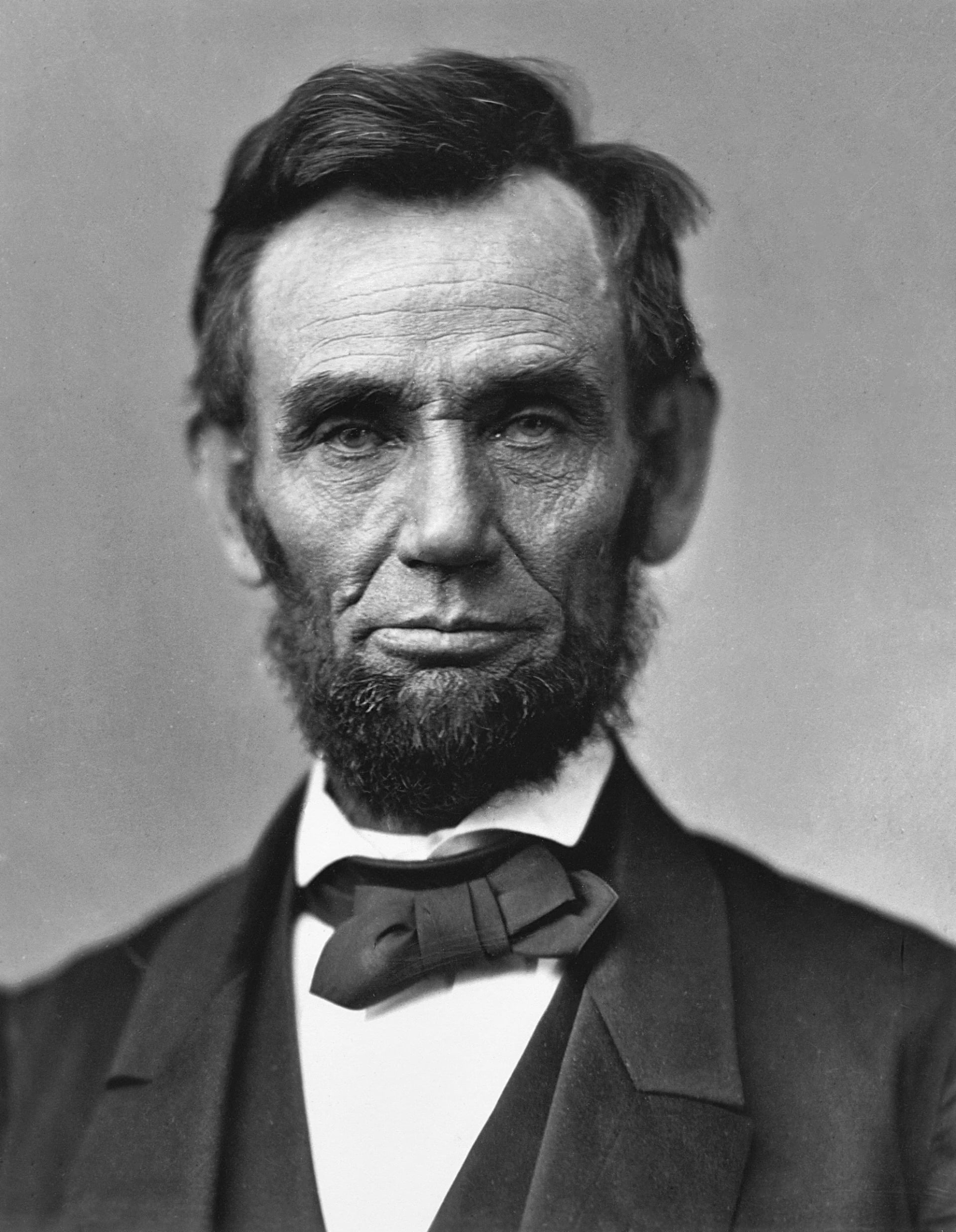 Porträt von Abraham Lincoln (1809–1865) – Gedenkseite