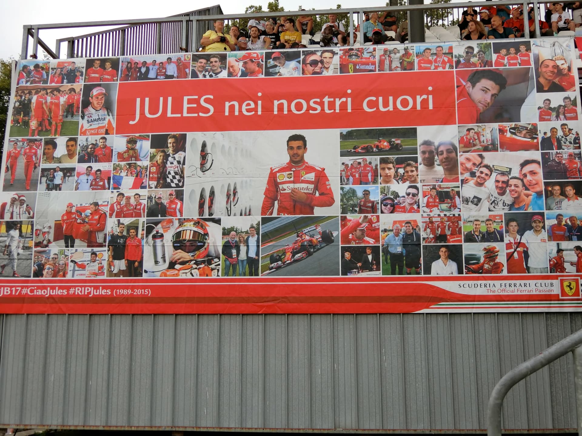 Memorial page of Jules Bianchi
